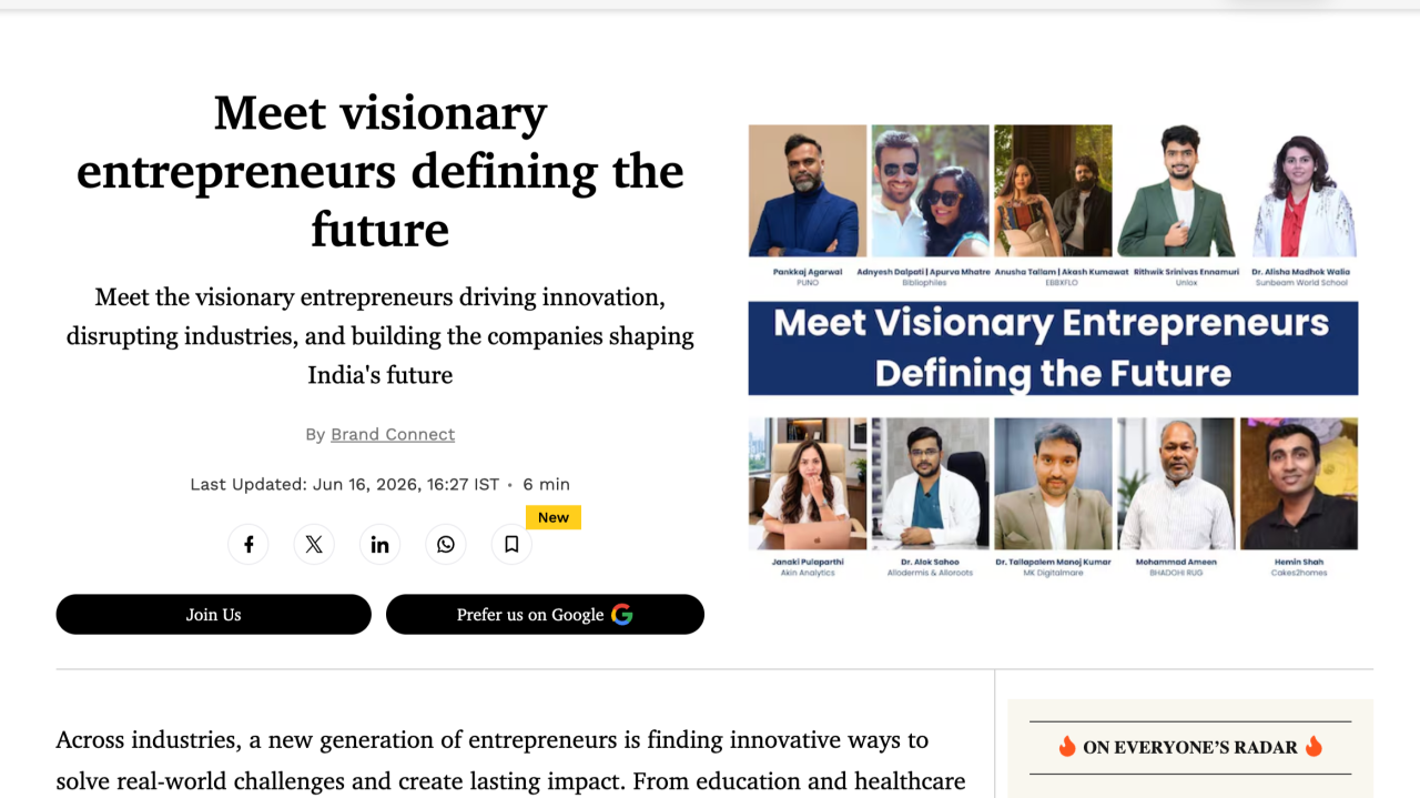 Allodermis featured at Forbes 2026