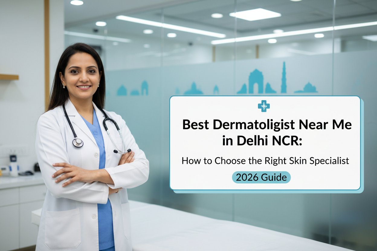 Best Dermatologist Near Me in Delhi NCR: How to Choose the Right Skin Specialist (2026 Guide) — Allodermis dermatology clinic