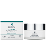 Allodermis Sesderma Ocean Skin Nourishing Facial Cream in a jar, showcasing its creamy texture and packaging for hydrating skin.