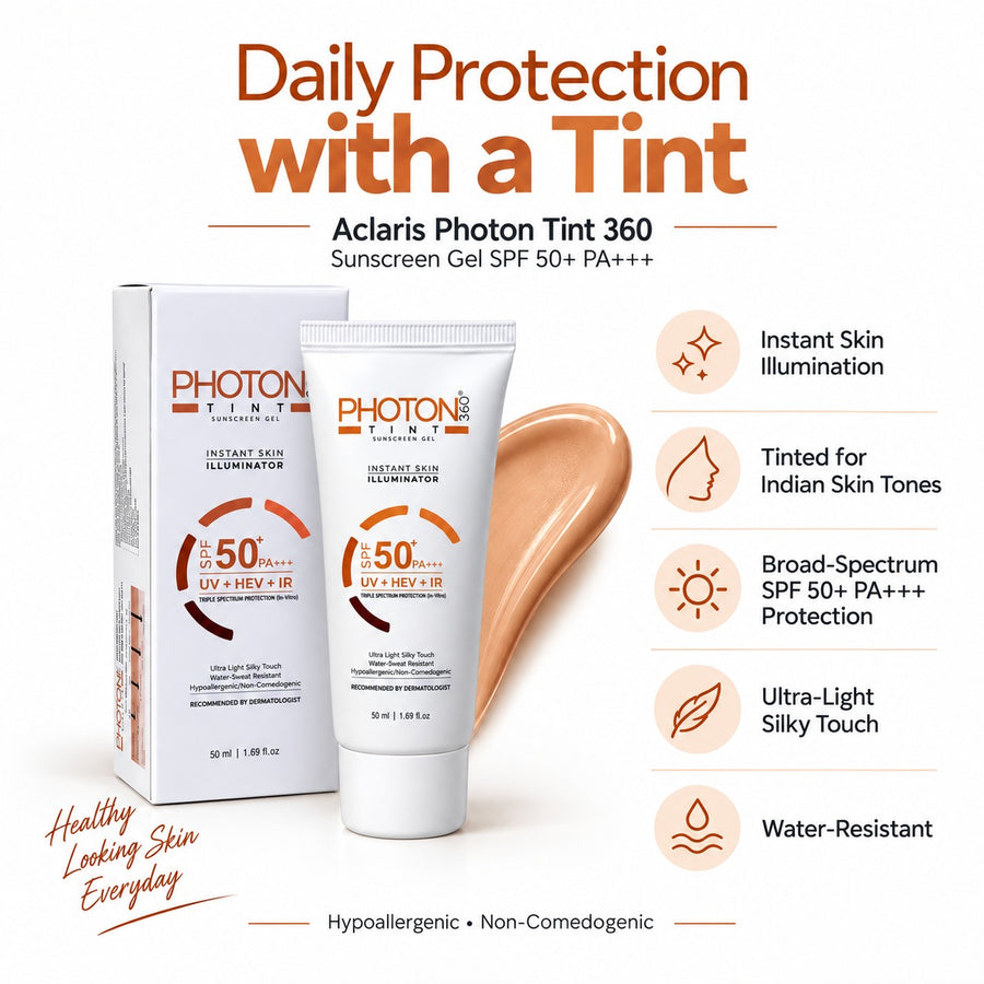 Aclaris Photon Tint 360 Sunscreen Gel SPF 50+ PA+++
