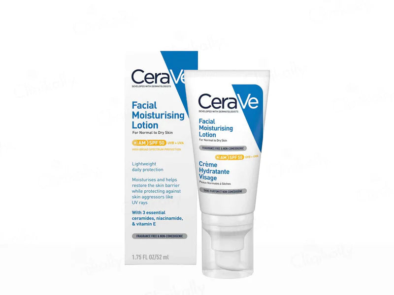 CeraVe AM Facial Moisturising Lotion With SPF 50