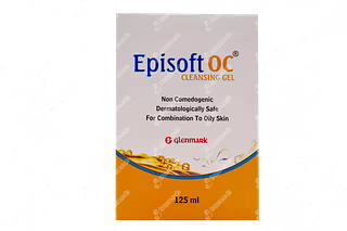 Glenmark Episoft OC Cleansing Gel in 125ml bottle, gentle face wash for oily and acne-prone skin.