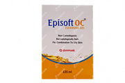 Glenmark Episoft OC Cleansing Gel in 125ml bottle, gentle face wash for oily and acne-prone skin.