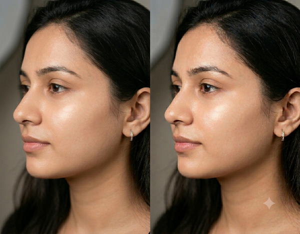 Laser Toning before and after results — Allodermis client transformation, Maintenance Phase