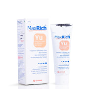 Allodermis Maxrich Yu Daily Cream jar with white lid and label, showcasing a skincare product for daily moisturizing.
