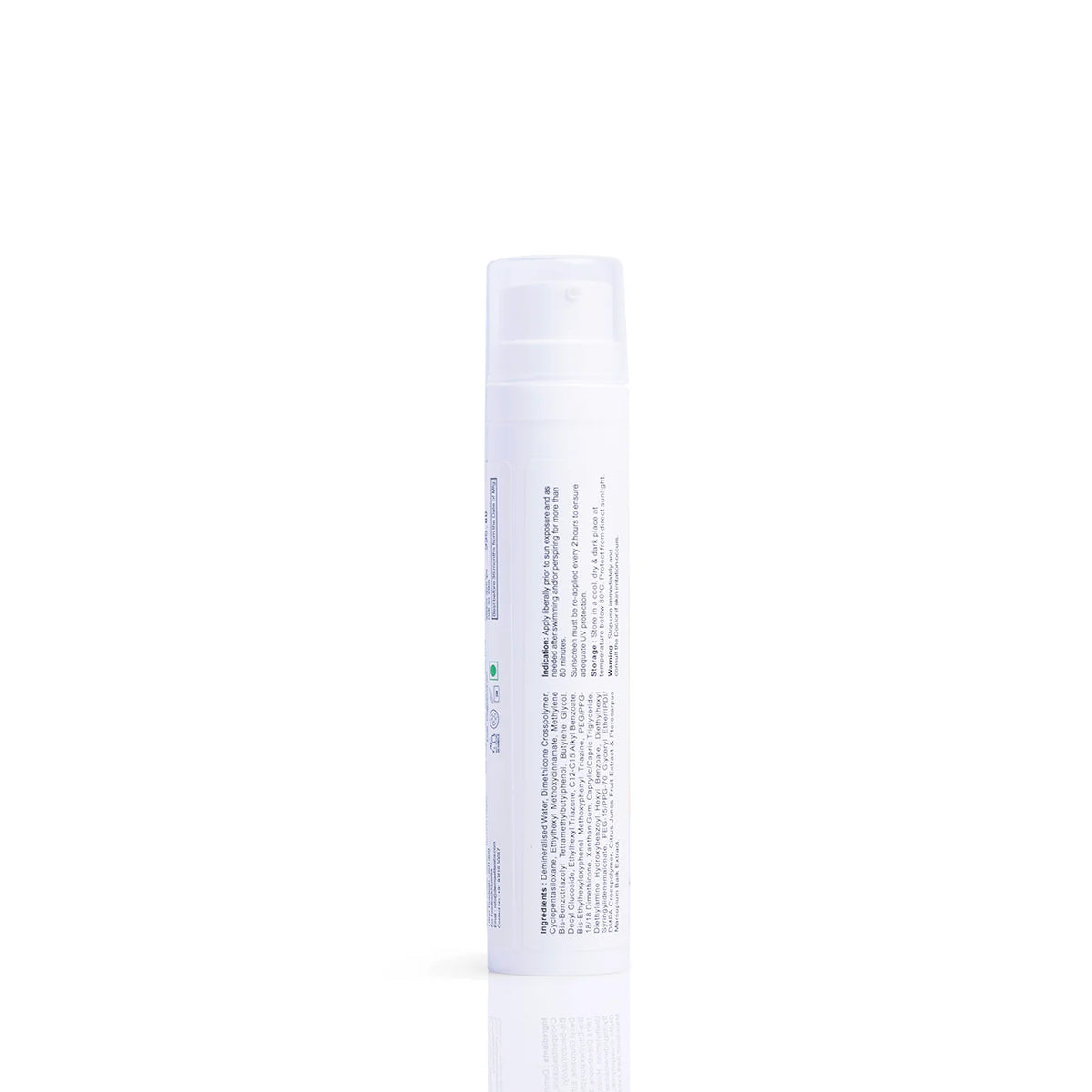 M/s Samrvir Biotech Urbanshade Silicone Sunscreen Gel SPF 50 PA+++ in a clear tube with a white cap