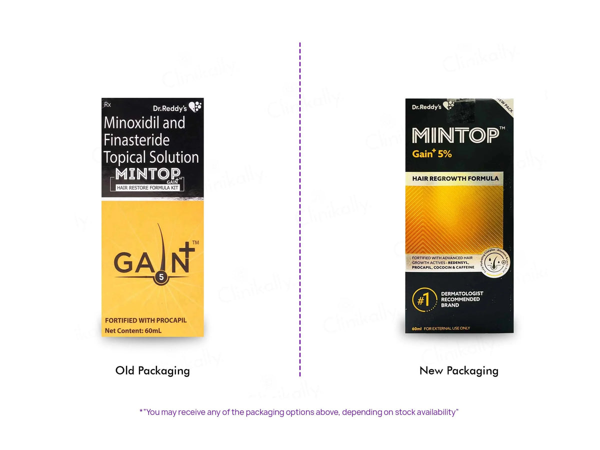 Mintop Gain+ 5 Hair Regrowth Formula — 60ml