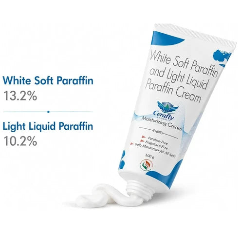 Cerafly Bariera Moisturizing Cream — White Soft Paraffin and Light Liquid Paraffin Cream