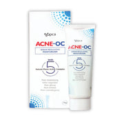 IPCA Acne-OC Sebum Regulating Moisturizer by Alaina Healthcare Pvt. Ltd., showing a white jar with a blue label on a white background.