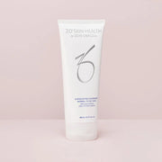 Allodermis ZO Skin Gentle Exfoliating Cleanser in a pump bottle, showing the clear gel formula and clean packaging.