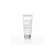 Bioderma Pigmentbio Foaming Cream bottle with pump dispenser, designed for brightening and cleansing skin.