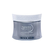 Bioderma Pigmentbio Night Renewer Cream jar with label, showcasing the skincare product for evening skin renewal.