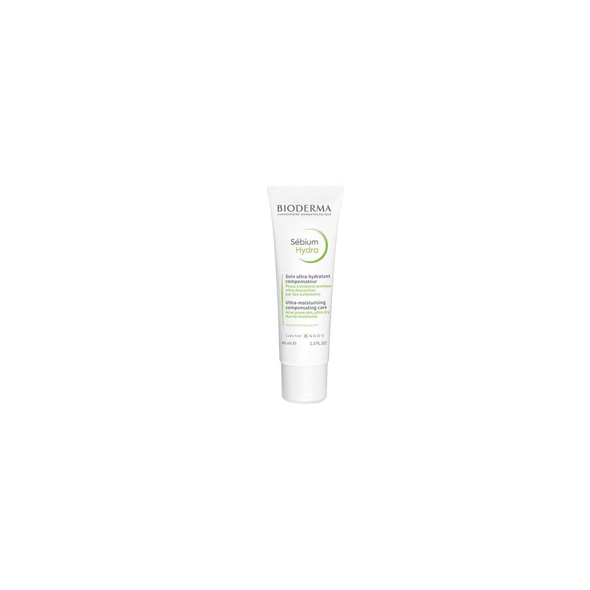 Bioderma Sebium Hydra Moisturizer for acne-prone skin in a 40ml bottle, lightweight and hydrating for oily skin