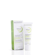 Allodermis Bioderma Sébium Hydra moisturizer in a white container with a pump, suitable for oily and acne-prone skin.