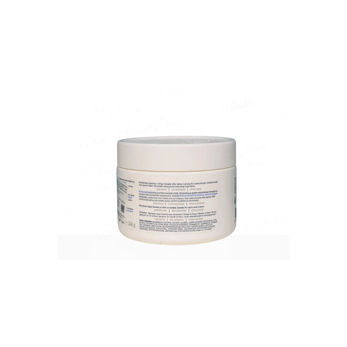 L'Oreal Cosmetiques Cerave Moisturising Cream in 340g jar, showing the creamy moisturizer for dry to very dry skin.