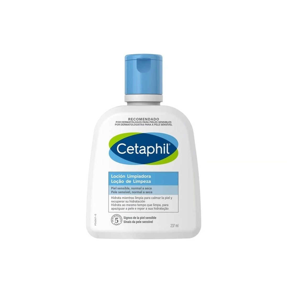 Cetaphil Gentle Skin Cleanser in 237ml bottle, suitable for dry and sensitive skin, shown in a clear, simple container.
