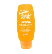 Yuderma Laboratories Renewcell Eclipse Solaire Lumiere Mist Sunscreen Spray SPF 50 PA+++ with transparent mist bottle and spray nozzle