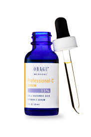 Allodermis OBAGI PROFESSIONAL-C¨ Serum 15% Vitamin C serum in a clear bottle with dropper for brightening skin.