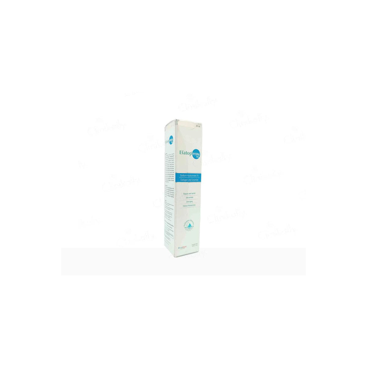 Efatop Hydra Gel in 30ml container by Eris Oaknet Healthcare, clear gel formula for skin hydration and soothing treatment.
