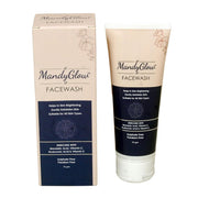 Conor Cosmo India Mandy Glow Facewash in a clear bottle with a white cap, suitable for gentle facial cleansing.