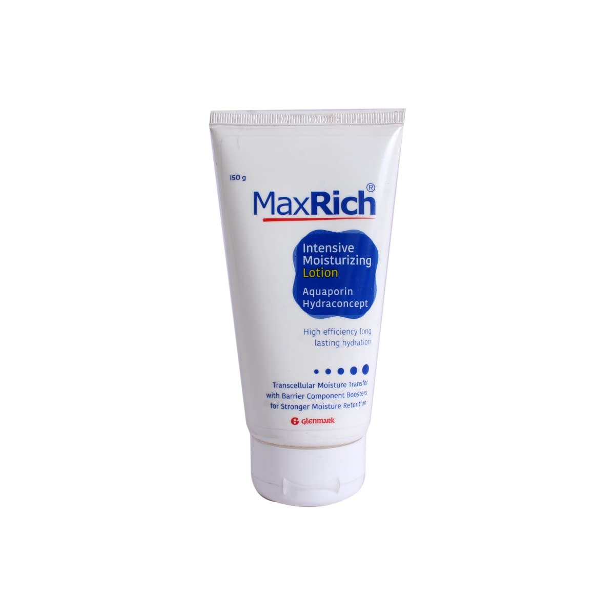 Glenmark MaxRich YU Daily Use Cream jar for skin repair, showing the product label and packaging on a white background.