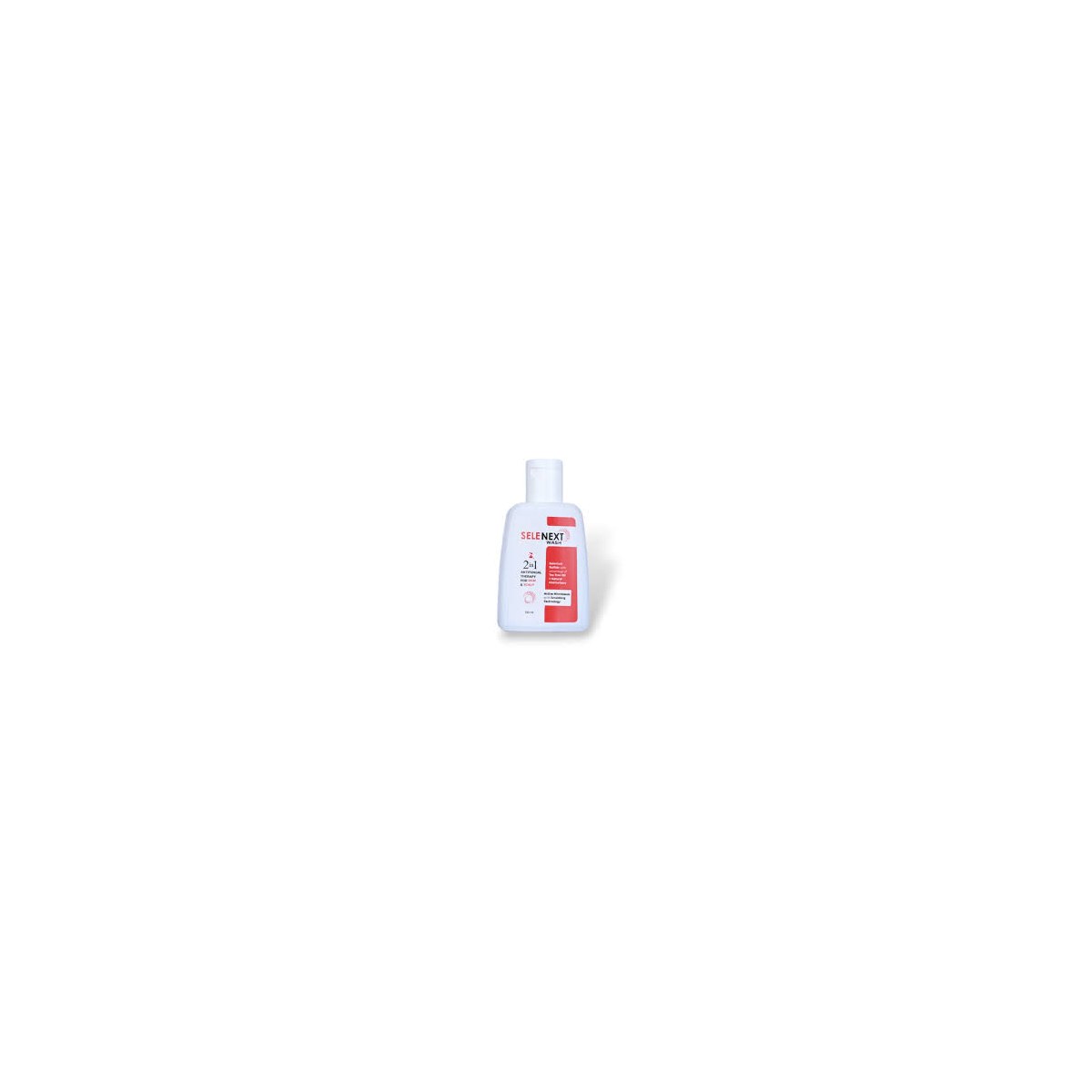 Cimera Care Selenext Body Wash bottle with pump dispenser, creamy texture, and clean minimalist packaging.