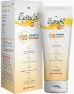 Glenmark Episoft AC Hydrating Sunscreen SPF 50+ PA++++ bottle with pump dispenser, suitable for daily facial skin protection.