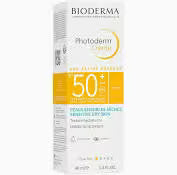 Bioderma Photoderm Creme SPF 50+ from NAOS LES LABORATOIRES, a tube of broad-spectrum sunscreen with SPF 50+ for sun protection.
